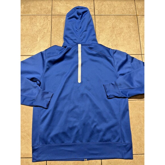 Duke Blue Devils Hoodie Mens XXL Nike Blue Full Zip Hooded Basketball Therma Fit - Picture 3 of 7